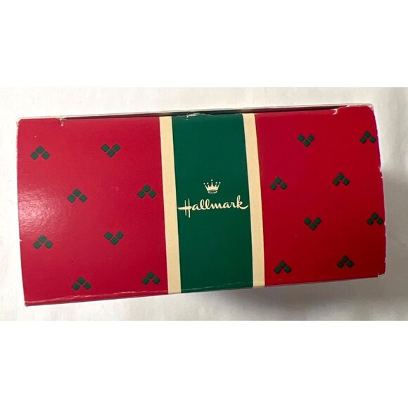 Hallmark Hot Dogger Handcrafted Santa Ornament On Skis In Original Box - Picture 4 of 4